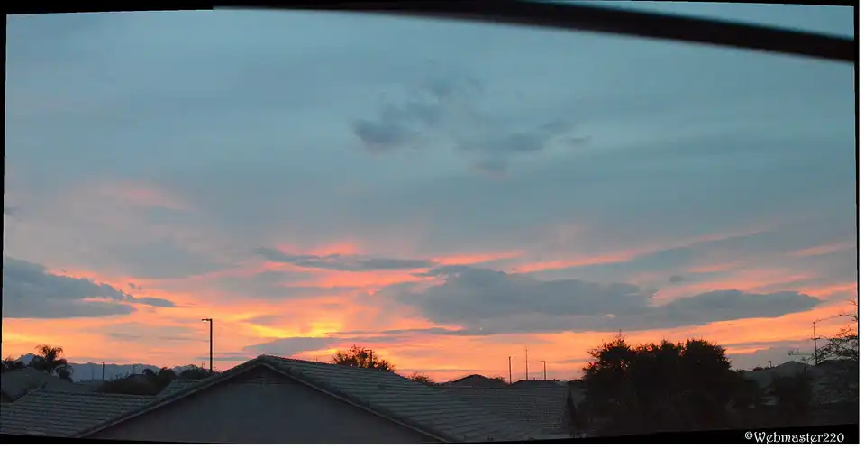 Sunrise was beautiful, San Tan Ranch, Gilbert, Arizona