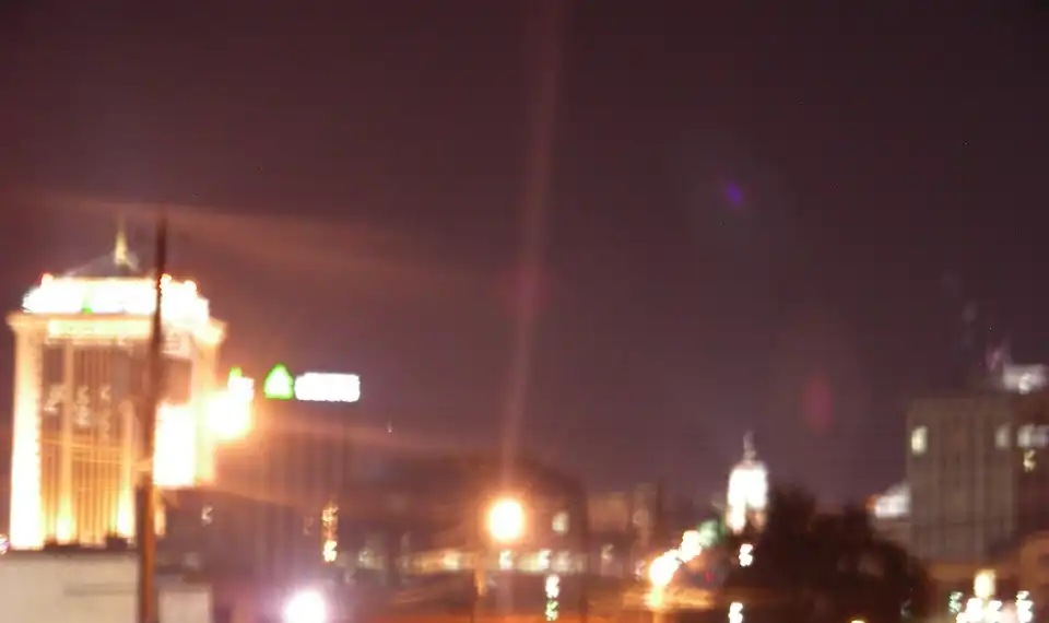 Night view of Downtown Montgomery from Clay St.