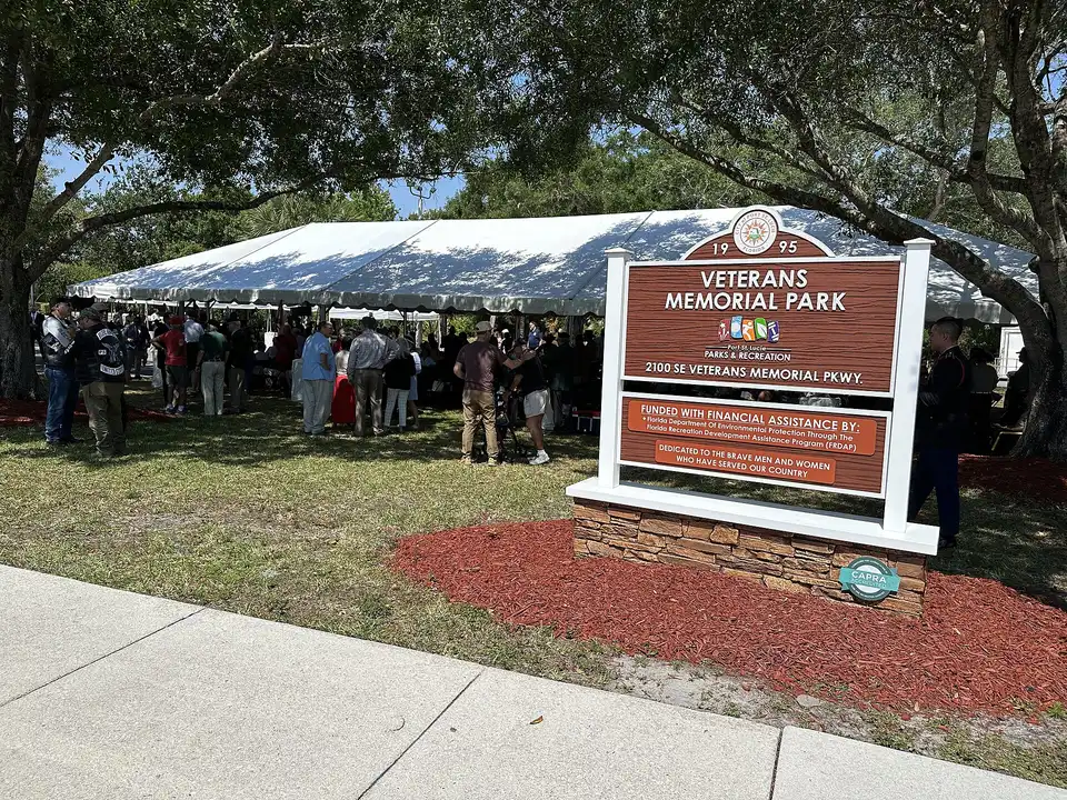 Veterans Memorial Park, 2100 Southeast Veterans Memorial Parkway, Port St. Lucie