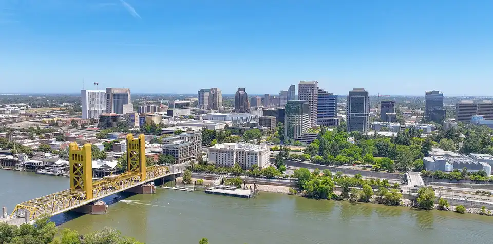 Sacramento, California skyline in 2023