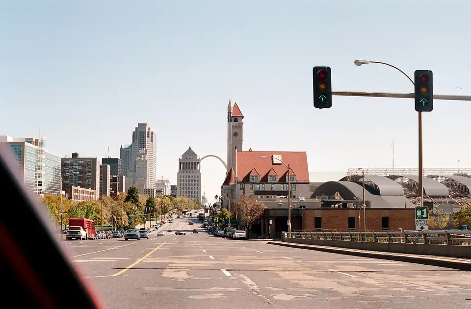 Market St - Downtown St. Louis, St. Louis, Missouri, 1991
